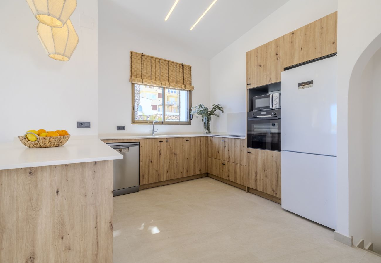 Villa en Denia - Villa LA LUNA 1ª Línea Playa