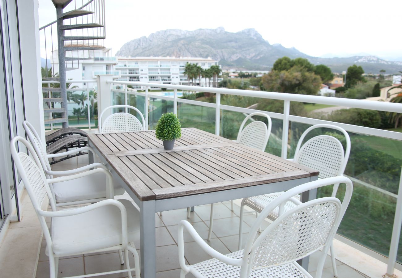 Ferienwohnung in Denia - LES PORTELLES Nº 61 1ª Línea Playa ÁTICO