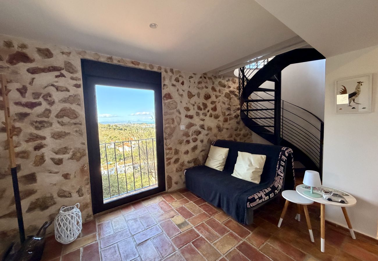 Villa in Denia - Villa en las Rotas con piscina y vistas al mar